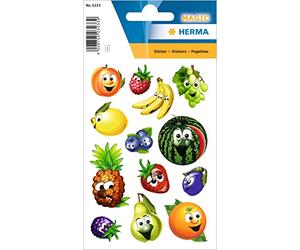HERMA 3233 Lot de 13 autocollants en forme de fruit pour enfants