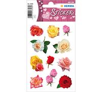 HERMA 3308 Stickers Saint Valentin Pétales de Rose (33 autocollants, papier mat) autocollants, motif permanent autocollant, étiquettes pour décoration pour filles et garçons Multicolore