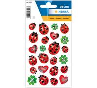 Herma Autocollant décoratif Coccinelle argenté