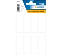 HERMA 3749 Lot de 56 étiquettes polyvalentes 20 x 50 mm, 8 par feuille, autocollantes, étiquettes ménagères pour étiquetage de calendrier, planificateur, bricolage, mates, vierges en papier blanc