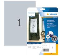 Herma 4117 Étiquettes en plastique 210 x 297 A4 LaserCopy Argenté