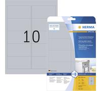 Herma Étiquettes plaques signalétiques 4223 – film polyester argent 96×50,8 mm 250 pièces