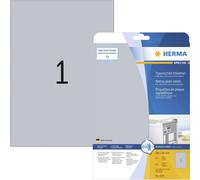 Herma 4224 Etiquette plaques signalétiques 210 x 297 mm film de polyester argent 25 pc(s) fixation