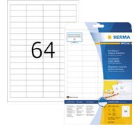 Herma 4226 Etiquette de correction 48.3 x 16.9 mm papier, mat blanc 1600 pc(s) fixation permanente imprimante laser