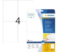 Herma 4229 Etiquette de correction 105 x 148 mm papier, mat blanc 100 pc(s) fixation permanente imprimante laser, photocopieuse