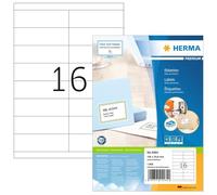 Herma 4264 Étiquettes 105 x 33,8 Premium A4 1600 pièces Blanc