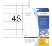 Herma 4346 45.7 x 21.2 mm papier blanc 1200 pc(s) décollable Etiquette universelles encre, laser, copie 25 feuille DIN A4