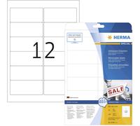 Herma 4348 Etiquette universelles 96 x 42.3 mm papier blanc 300 pc(s) décollable imprimante à jet dencre, imprimante laser, imprimante laser couleur,