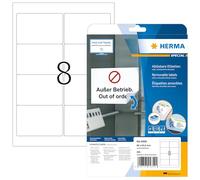 Herma 4350 Étiquettes movables/amovibles 96 x 63,5 A4 Blanc