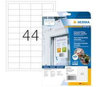 Herma 4572 résistante aux intempéries Film Étiquettes (A4, 48,3 x 25,4 mm résidus Mat Résistant) 880 blanc