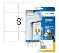 Herma 4575 résistante aux intempéries d'écran Étiquettes (A4, 99,1 x 67 mm résidus Mat Résistant 160 pièces), blanc