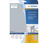 Herma Étiquettes autocollantes 4593 Rectangle argent A4 Polyester mat 10 pièces