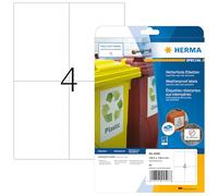 HERMA 4598 Lot de 10 feuilles de film adhésif mat pour imprimante à jet d'encre DIN A4 105 x 148 mm