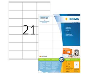 Herma 4634 Étiquettes 70 x 41 Premium A4 4200 pièces Blanc
