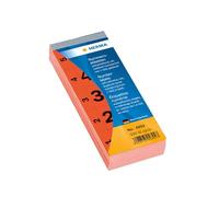 HERMA 4892 Bloc de numéros autocollants 1-500 28 x 56 mm Rouge