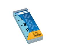 HERMA 4893 Bloc de numéros autocollants 1-500 28 x 56 mm Bleu