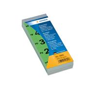 HERMA 4895 Bloc de numéros autocollants 1-500 28 x 56 mm Vert
