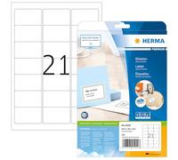 Herma Étiquettes d'adresse 5029 – Premium 63,5 x 38,1 A4 525 pièces Blanc