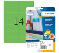 Herma Étiquettes universelles 5061 105 x 42,3 mm Vert 280 pièces Fixation permanente