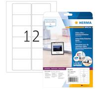 Herma 5070 Étiquettes pour cassettes vidéo 78,7 x 46,6 A4 Blanc