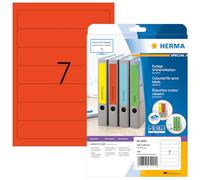 Herma 5092 Étiquettes classeur 192 x 38 A4 140 pièces Rouge