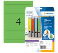 Herma 5099 Étiquettes classeur 192 x 61 A4 80 pièces Vert