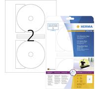 Herma 5115 Etiquette pour CD Ø 116 mm papier blanc 50 pc(s) fixation permanente imprimante à jet d'encre, imprimante laser