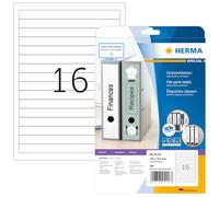 Herma Étiquettes pour classeur à anneaux 5118 – 192 x 16,9 A4 Blanc