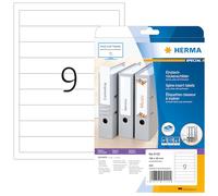 Herma 5122 Étiquettes classeur à insérer 190 x 30 A4 Blanc