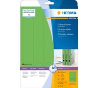 Herma 5134 SPECIAL étiquettes classeur - DIN A4 - 297 x 38 mm - vert - 100 pièces