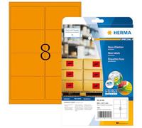 Herma 5145 Étiquettes 99,1 x 67,7 A4 160 pièces Orange fluo