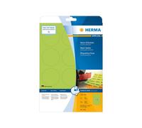 Herma 5155 5155 Étiquettes A4 vert fluo Ø 60 mm rond papier mat 240 pcs.