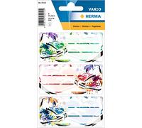 Herma Cahier d'étiquettes 5519 – Motif chaussures de sport Chucks – 7,6 x 3,5 cm – 9 étiquettes