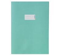 HERMA 5527 Lot de 10 couvertures de cahiers en papier recyclé robuste et extra résistant - Format A4 - Turquoise