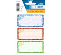 HERMA 5562 Lot de 9 étiquettes autocollantes pour écrire sur Schoolydoo - 76 x 35 mm - Pour l'école - Pour enfants et filles - Étiquettes vierges - Colorées
