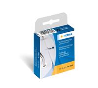 HERMA 5899 Hole Reinforcement Rings Clear, 500 Labels, Ø 12 mm, Dispenser Pack S