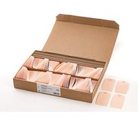 Herma - Étiquettes à suspendre 6045 - Carton marron lisse 48 x 95 mm - Lot de 1000