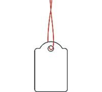 Herma 6903 Lot de 1000 étiquettes à suspendre avec ficelle 18 x 28 mm (Blanc)