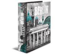 Herma Classeur à levier 'Berlin' A4 – Dos 70 mm – Imprimé extérieur et intérieur, carton robuste