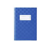 HERMA 7423 Lot de 25 protège-cahiers A5 avec étiquette et structure en raphia - En film polypropylène résistant et facile à nettoyer - Pour cahiers d'école, couleur