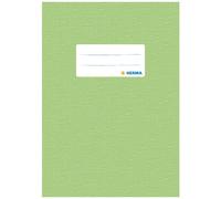 Herma Protège-cahier 7435 A5 – Couverture plastique à structure velours – Vert clair – 1 pièce