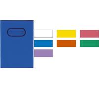 Herma 7493 Protège-cahier PP A4 transparent/bleu