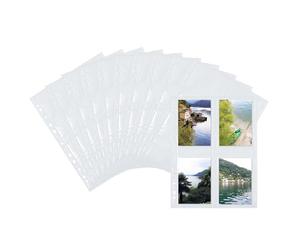 Herma 7583 Lot de 10 Pochettes perforées Transparent