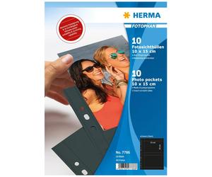 HERMA 7786 protecteur de feuilles 100 x 150 mm Polypropylène (PP) 10 pièces