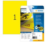 HERMA 8033 étiquette à imprimer Jaune Imprimante d'étiquette adhésive