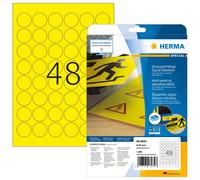 HERMA 8034 étiquette à imprimer Jaune Imprimante d'étiquette adhésive