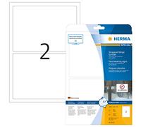 Herma Panneaux robustes 8333 - film plastifié 190 x 135 A4 LaserCopy - 50 pièces Blanc