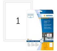 Herma 8334 Panneaux robustes film plastifié 190 x 275 A4 LaserCopy 25 pièces Blanc