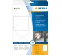 Herma Special A4 85mm rond Fort Adhesive Sign - Blanc (Lot de 150)