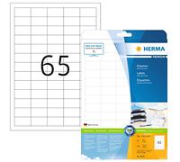 Premium - Papier - mat - auto-adhésif permanent - blanc - 38.1 x 21.2 mm 650 étiquette(s) (10 feuille(s) x 65) étiquettes laminées